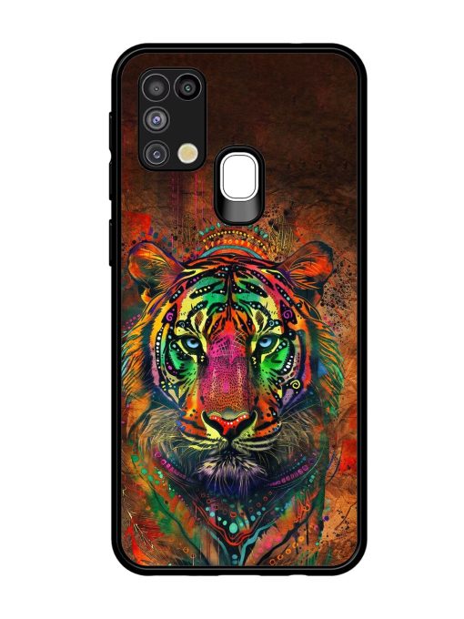 Cosmic Tiger Glossy Soft Edge Case for Samsung Galaxy M31 Chachhi