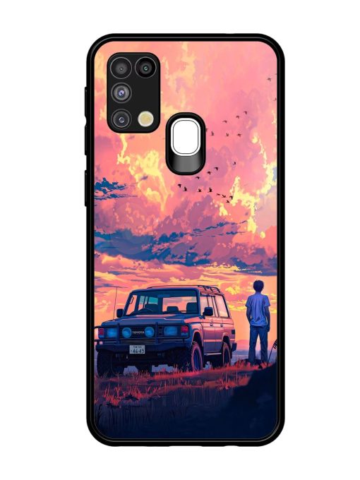 Solitude'S Horizon Glossy Soft Edge Case for Samsung Galaxy M31 Chachhi