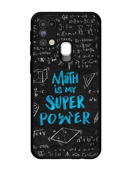 Math Magic Glossy Soft Edge Case for Samsung Galaxy M31 Chachhi