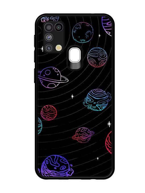 Cosmic Ballet Glossy Soft Edge Case for Samsung Galaxy M31 Chachhi