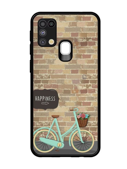 Pedaling Towards Happiness Glossy Soft Edge Case for Samsung Galaxy M31 Chachhi