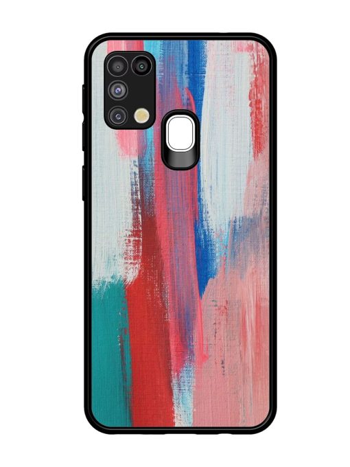 Colorful Chaos Glossy Soft Edge Case for Samsung Galaxy M31 Chachhi