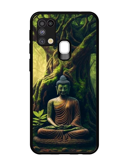 Green Buddha Art Glossy Soft Edge Case for Samsung Galaxy M31 Chachhi