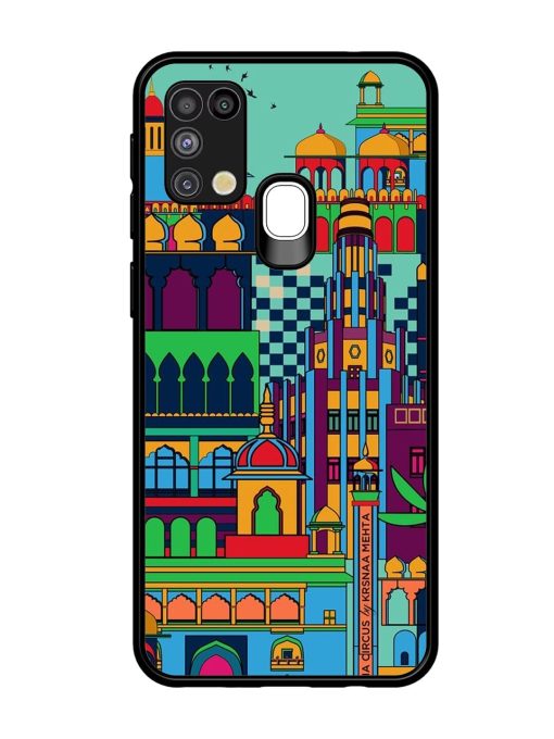 Indian Tapestry Glossy Soft Edge Case for Samsung Galaxy M31 Chachhi