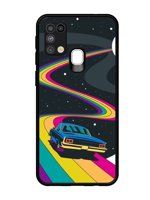 Rainbow Road Glossy Soft Edge Case for Samsung Galaxy M31 Chachhi