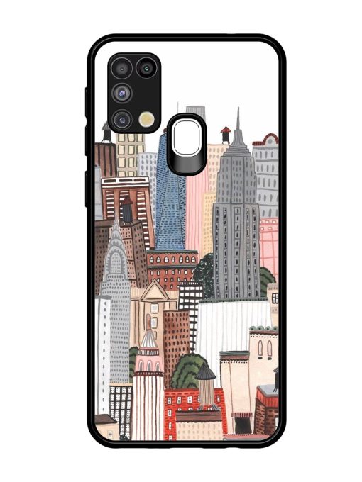 Cityscape Dreams Glossy Soft Edge Case for Samsung Galaxy M31