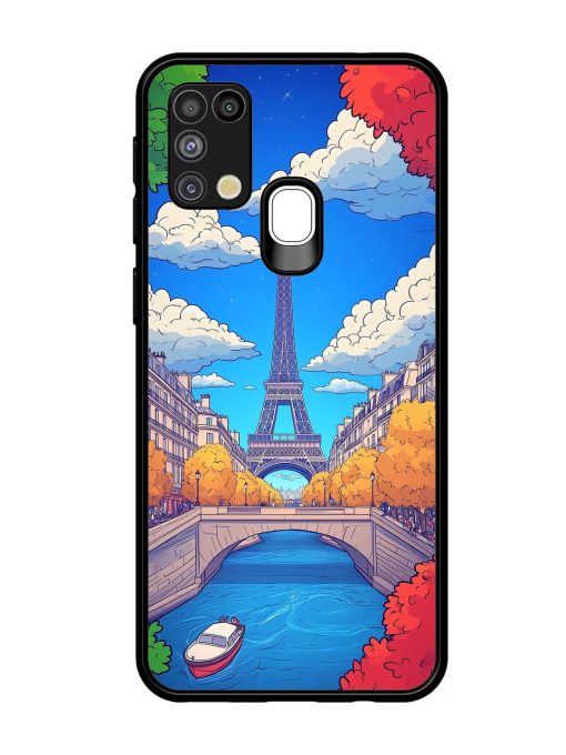 Parisian Panorama Glossy Soft Edge Case for Samsung Galaxy M31 Chachhi