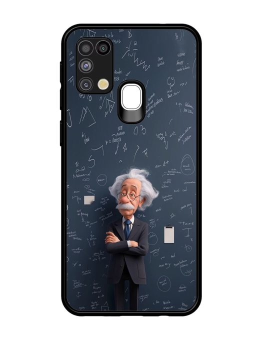 Albert Einstein Glossy Soft Edge Case for Samsung Galaxy M31 Chachhi