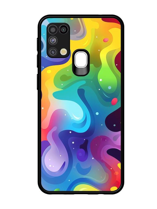 Rainbow River Glossy Soft Edge Case for Samsung Galaxy M31 Chachhi