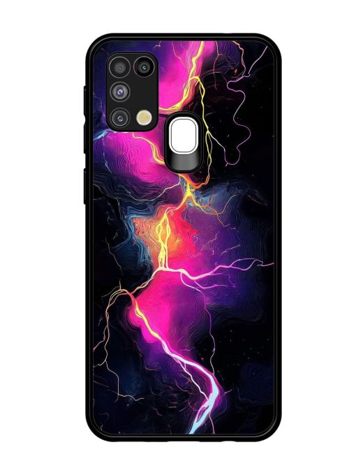 Electric Dreams Glossy Soft Edge Case for Samsung Galaxy M31 Chachhi