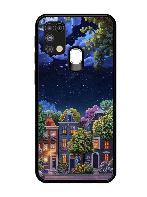 Moonlit Streets Glossy Soft Edge Case for Samsung Galaxy M31 Chachhi