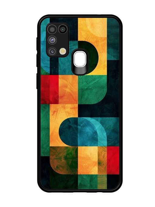 Geometric Harmony Glossy Soft Edge Case for Samsung Galaxy M31 Chachhi