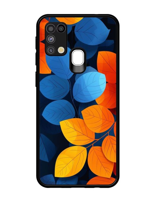 Autumn'S Contrast Glossy Soft Edge Case for Samsung Galaxy M31 Chachhi