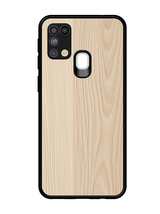 Textured Timber Glossy Soft Edge Case for Samsung Galaxy M31 Chachhi