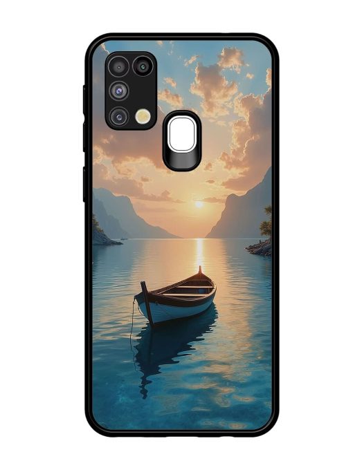 Serene Sunset Glossy Soft Edge Case for Samsung Galaxy M31 Chachhi