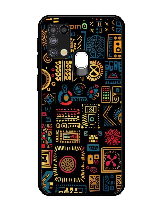 Tribal Tapestry Glossy Soft Edge Case for Samsung Galaxy M31 Chachhi