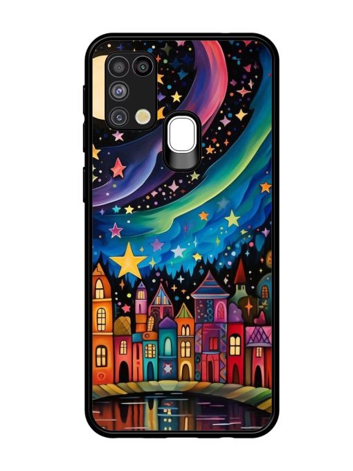 Starlit Village Glossy Soft Edge Case for Samsung Galaxy M31 Chachhi