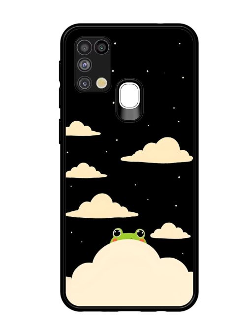 Froggy Night Sky Glossy Soft Edge Case for Samsung Galaxy M31 Chachhi