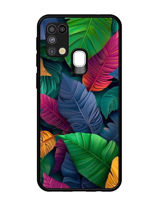 Tropical Tapestry Glossy Soft Edge Case for Samsung Galaxy M31 Chachhi