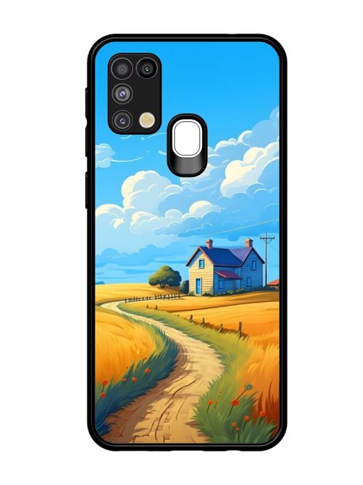 Countryside Cottage Glossy Soft Edge Case for Samsung Galaxy M31