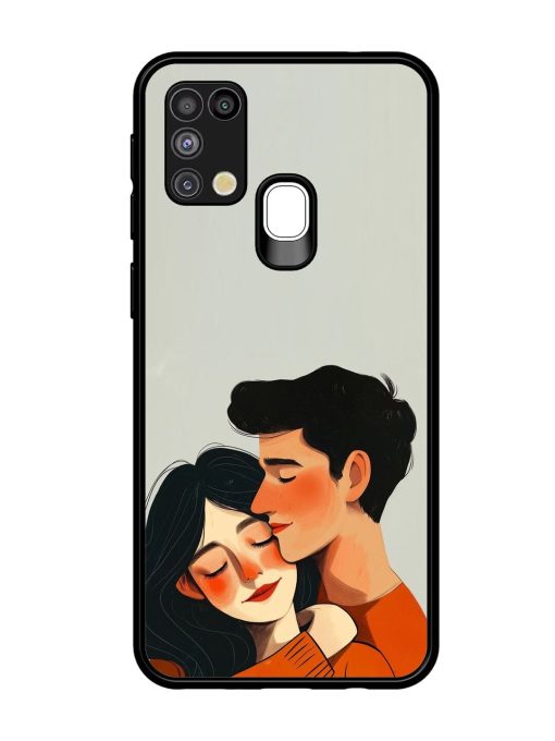 Craft Couples Glossy Soft Edge Case for Samsung Galaxy M31 Chachhi