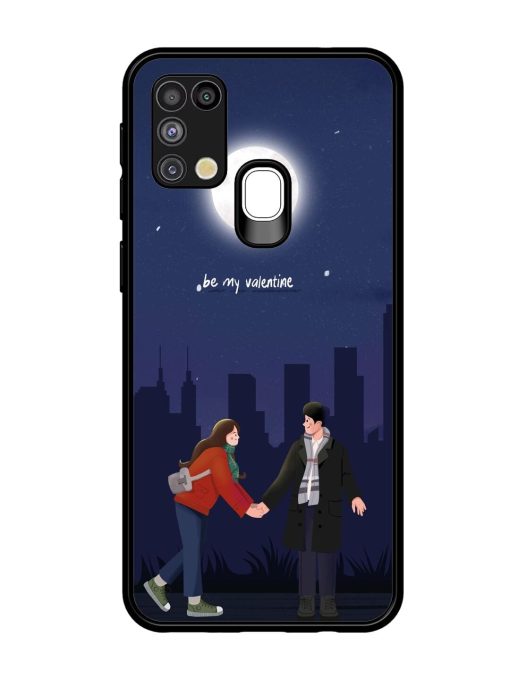 Moonlight Proposal Glossy Soft Edge Case for Samsung Galaxy M31 Chachhi