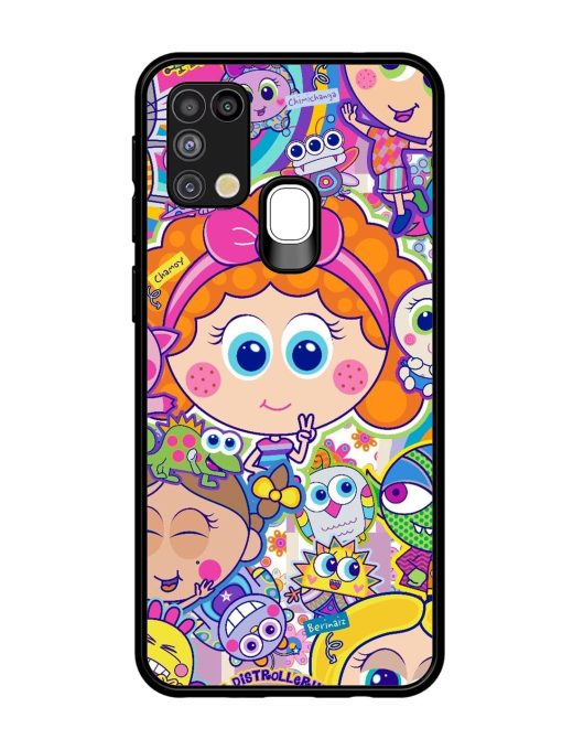 Distroller Friends Glossy Soft Edge Case for Samsung Galaxy M31 Chachhi