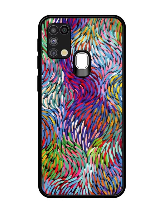 Vibrant Waves Glossy Soft Edge Case for Samsung Galaxy M31 Chachhi