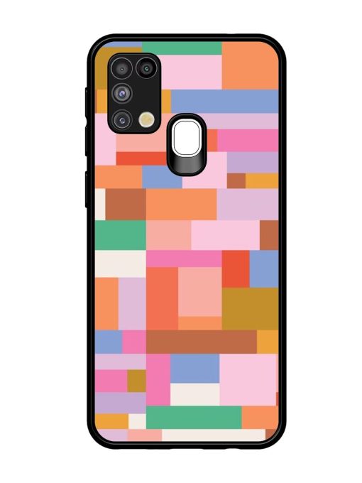 Colorful Chaos Glossy Soft Edge Case for Samsung Galaxy M31 Chachhi