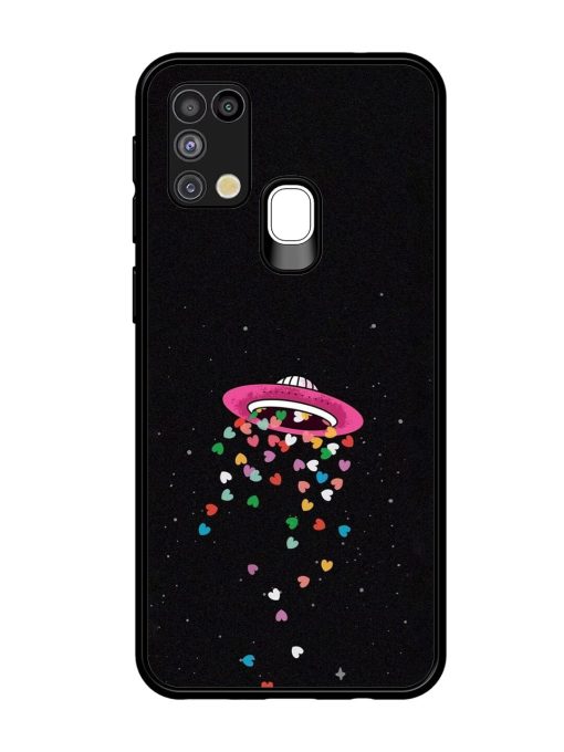 Love From Above Glossy Soft Edge Case for Samsung Galaxy M31 Chachhi