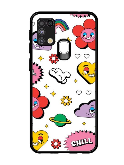 Whimsical Wonderland Glossy Soft Edge Case for Samsung Galaxy M31 Chachhi