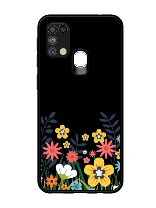 Floral Night Sky Glossy Soft Edge Case for Samsung Galaxy M31 Chachhi