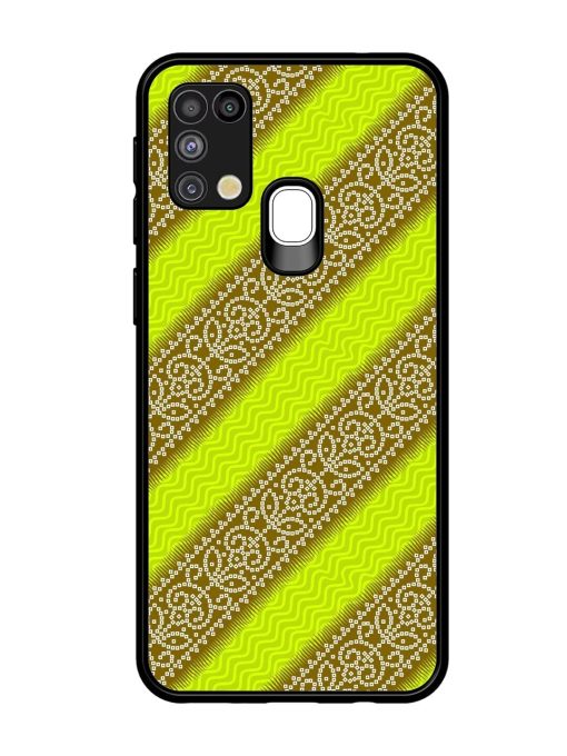 Golden Bandana Bliss Glossy Soft Edge Case for Samsung Galaxy M31 Chachhi