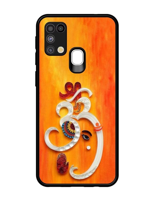 Ganesha In Quilling Art Glossy Soft Edge Case for Samsung Galaxy M31 Chachhi