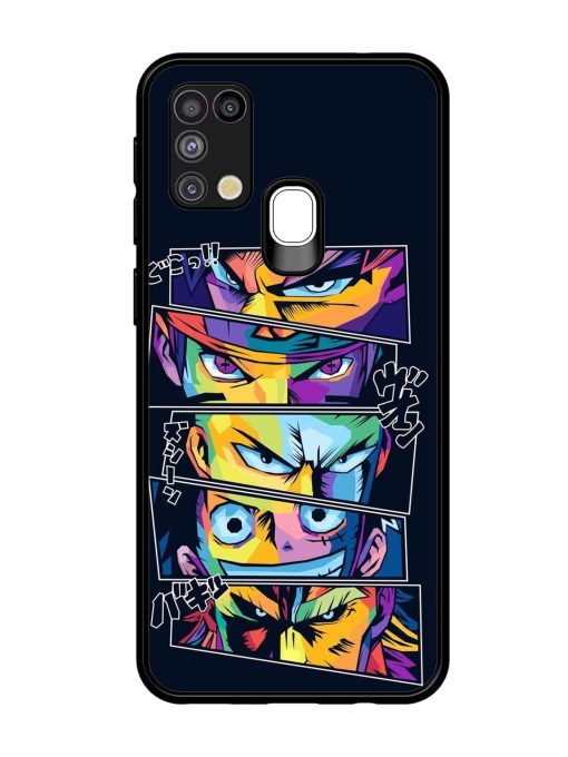 One Piece Powerhouse Glossy Soft Edge Case for Samsung Galaxy M31