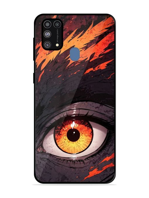 Inferno Gaze Glossy Soft Edge Case for Samsung Galaxy M31 Prime Chachhi