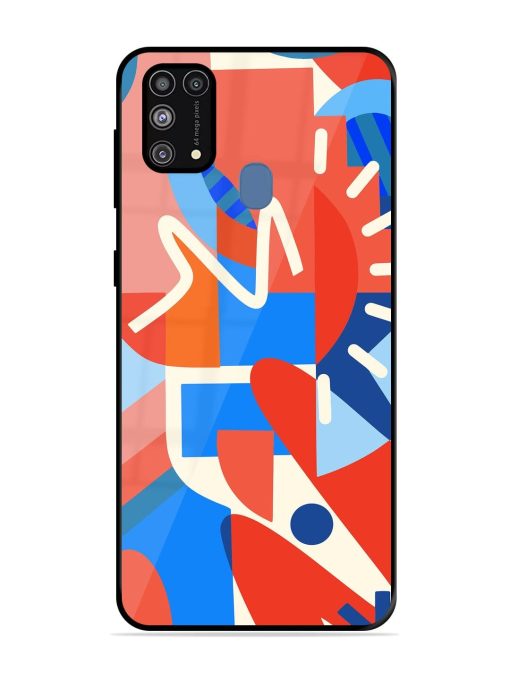 Abstract Harmony Glossy Soft Edge Case for Samsung Galaxy M31 Prime Chachhi