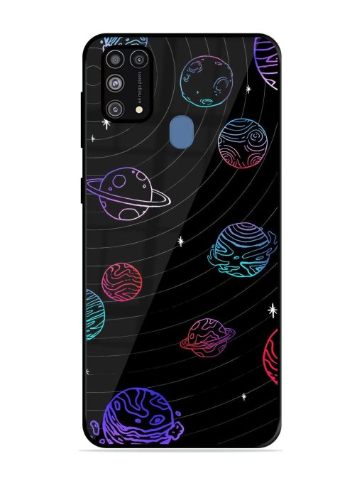 Cosmic Ballet Glossy Soft Edge Case for Samsung Galaxy M31 Prime Chachhi