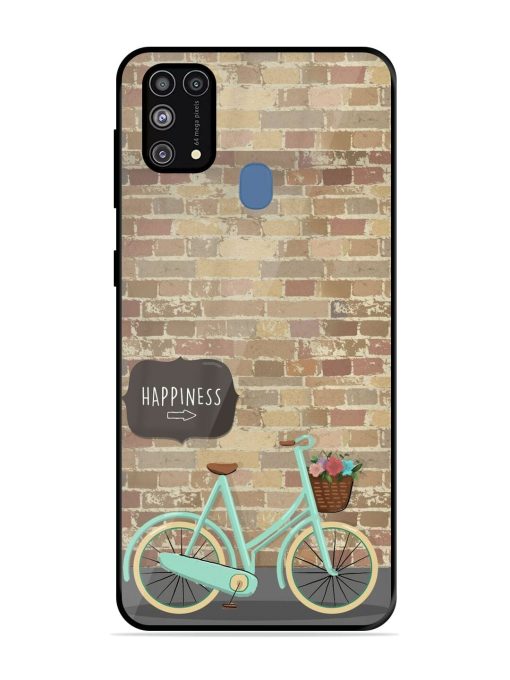 Pedaling Towards Happiness Glossy Soft Edge Case for Samsung Galaxy M31 Prime Chachhi