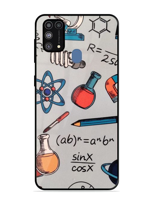 Science Doodle Glossy Soft Edge Case for Samsung Galaxy M31 Prime Chachhi