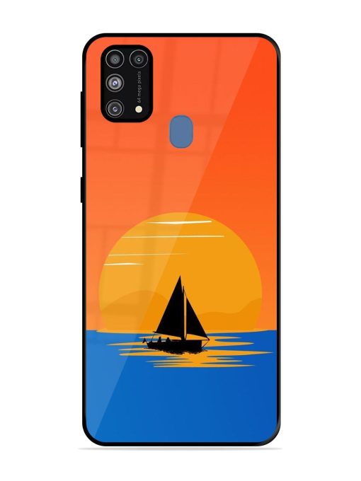 Sunset Sail Glossy Soft Edge Case for Samsung Galaxy M31 Prime Chachhi