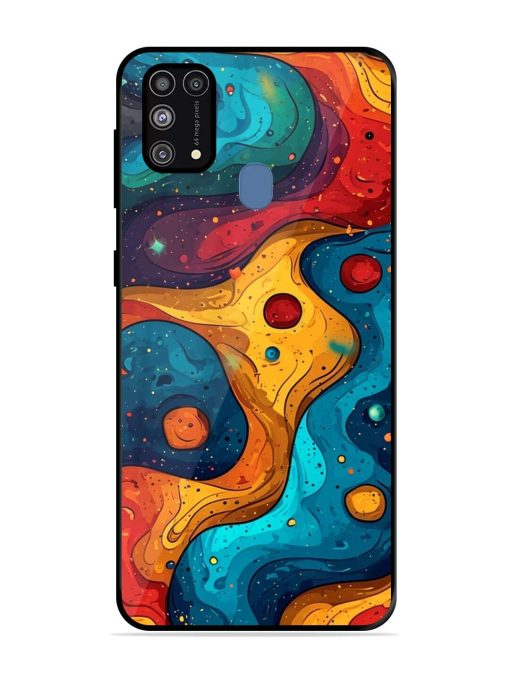 Cosmic Swirl Glossy Soft Edge Case for Samsung Galaxy M31 Prime Chachhi