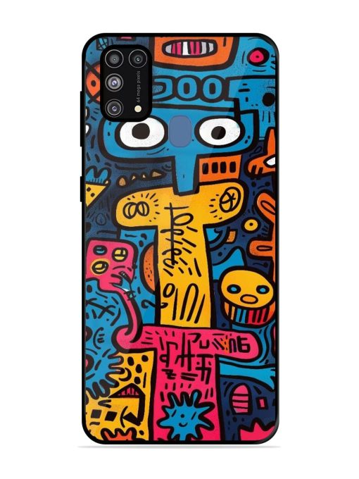 Doodletopia Glossy Soft Edge Case for Samsung Galaxy M31 Prime Chachhi