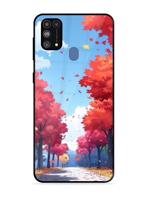 Autumn'S Embrace Glossy Soft Edge Case for Samsung Galaxy M31 Prime Chachhi