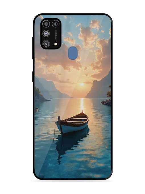 Serene Sunset Glossy Soft Edge Case for Samsung Galaxy M31 Prime Chachhi