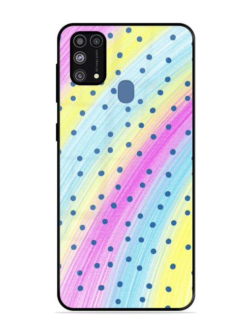 Polka Dot Paradise Glossy Soft Edge Case for Samsung Galaxy M31 Prime Chachhi