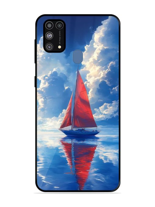 Crimson Sails Glossy Soft Edge Case for Samsung Galaxy M31 Prime Chachhi