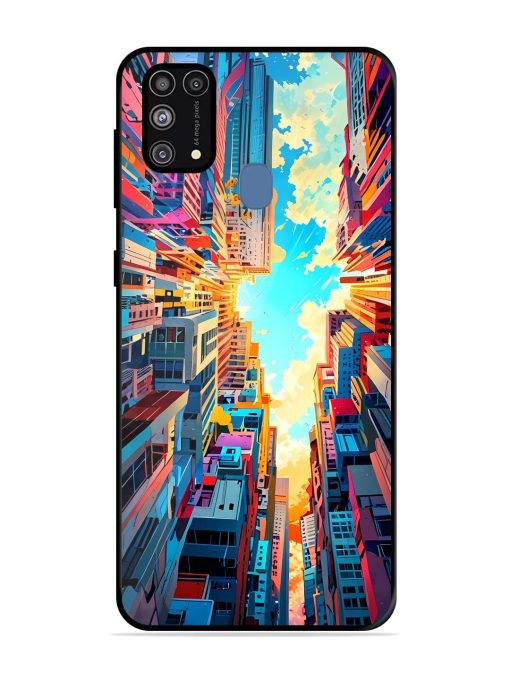 Skyward City Glossy Soft Edge Case for Samsung Galaxy M31 Prime Chachhi