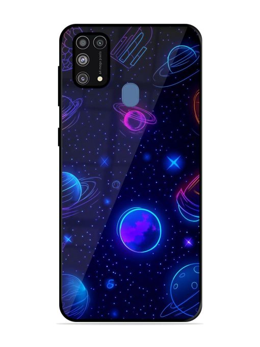 Neon Cosmos Glossy Soft Edge Case for Samsung Galaxy M31 Prime Chachhi