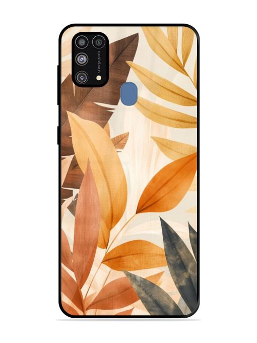 Earthy Elegance Glossy Soft Edge Case for Samsung Galaxy M31 Prime Chachhi